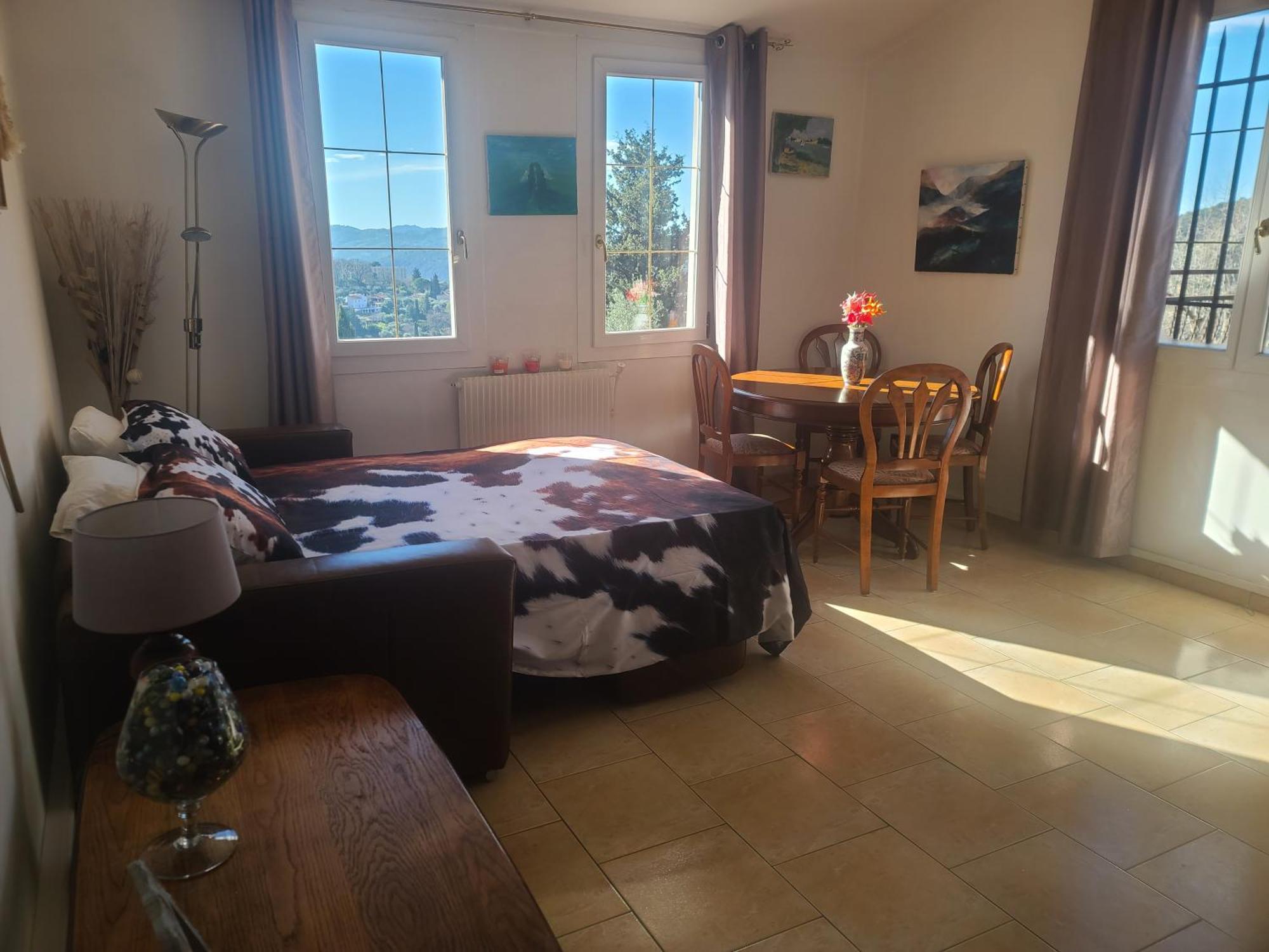 De 1 A 6 Avec Terrasse Solarium, Vue Panoramique Et Parking Gratuit Apartman Grasse Kültér fotó