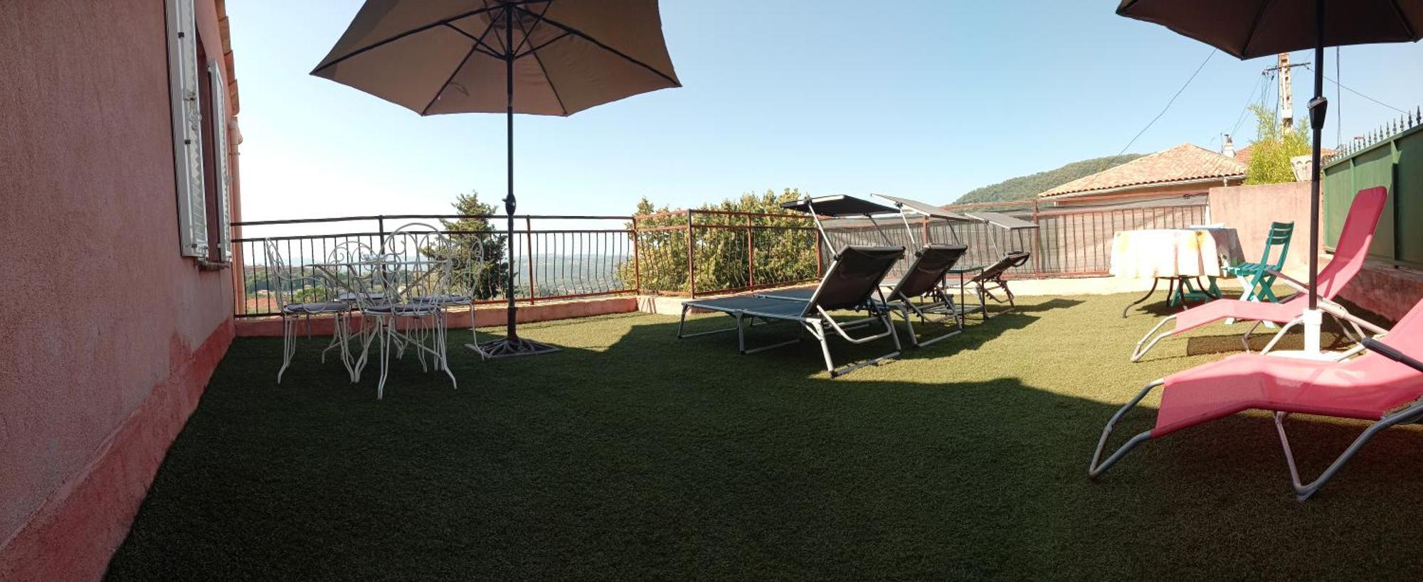 De 1 A 6 Avec Terrasse Solarium, Vue Panoramique Et Parking Gratuit Apartman Grasse Kültér fotó